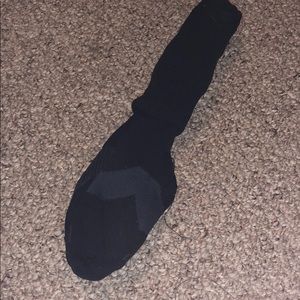 Women’s black soccer socks